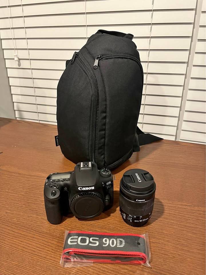 Canon EOS 90 DSLR with 18-55mm Lens with Professional C