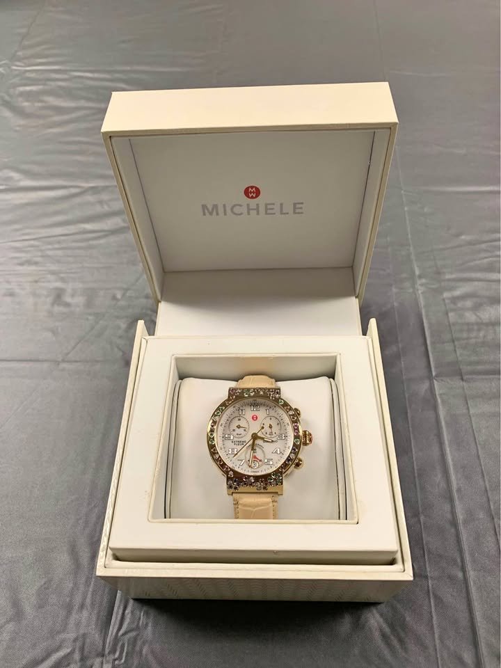 Michele Extreme Fleur chronograph ladies watch