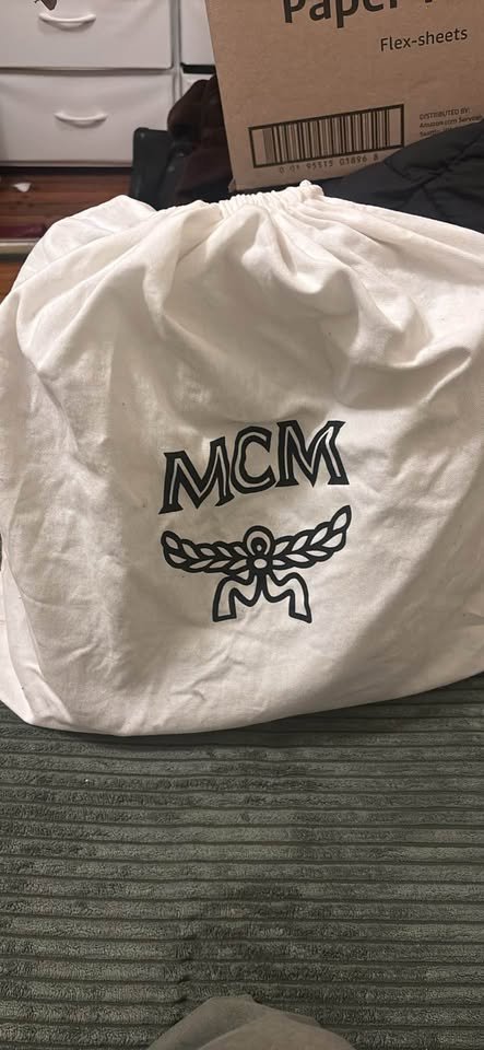 Brown MCM tote