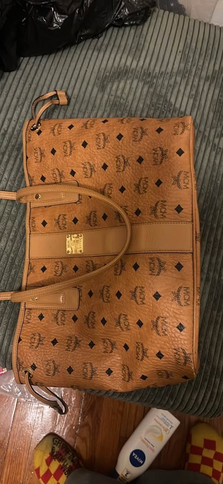 Brown MCM tote